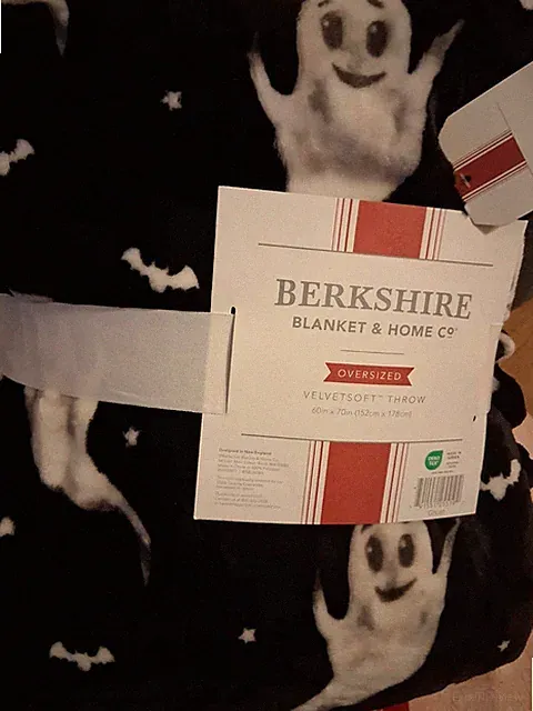 Berkshire Home Ghost Oversized Throw Blanket 60x70 NWT