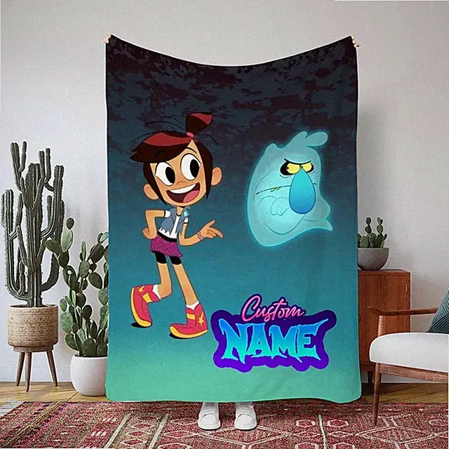 Disney The Ghost And Molly Fleece Bed Custom Blanket Gift For Fan, Kids V2