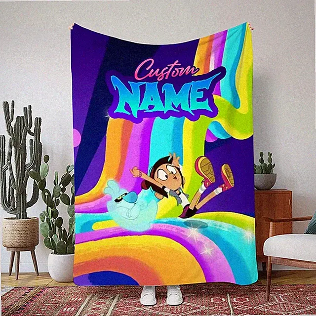 Disney The Ghost And Molly Fleece Bed Custom Blanket Gift For Fan, Kids V4