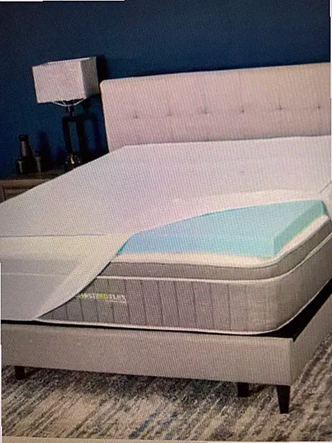 gel memory foam topper 3 in natures sleep by ghost bed with cover QUEEN SIZE