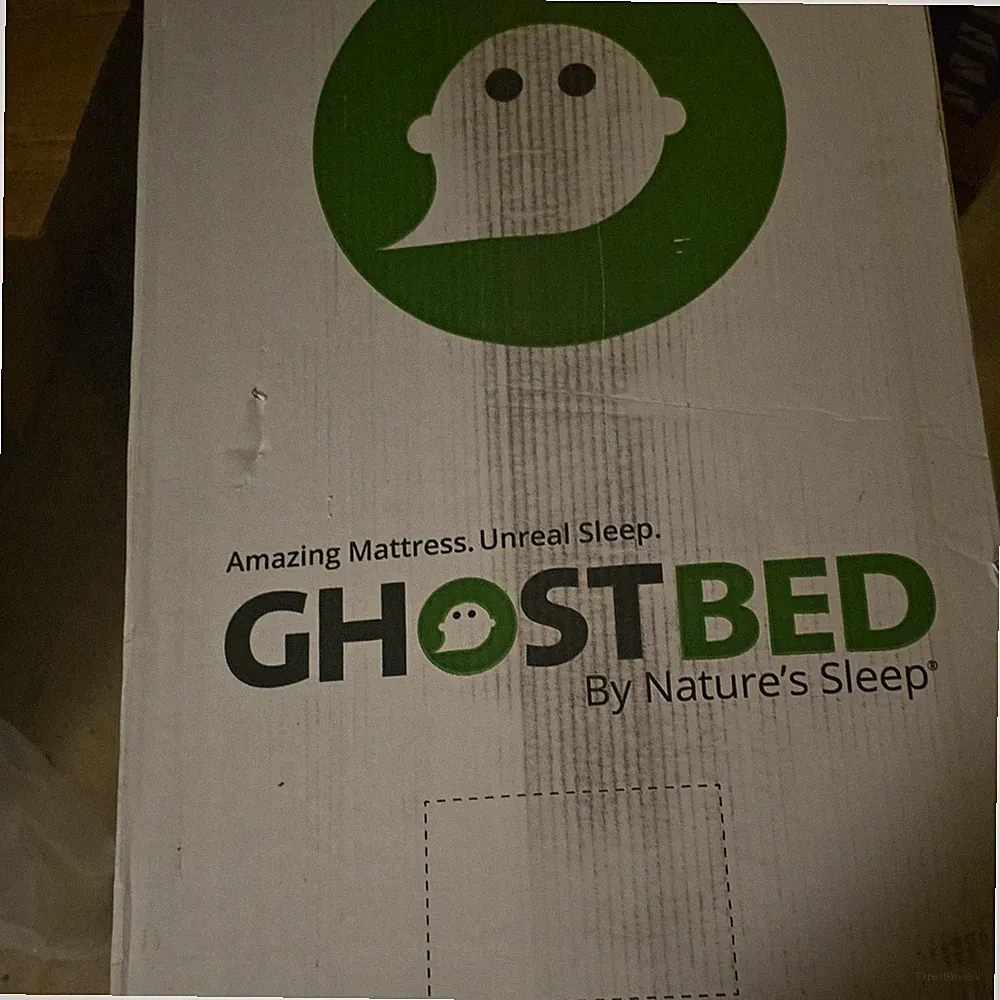 GhostBed Mattress in Box White Green for Bedroom Adults by Nature's Sleep