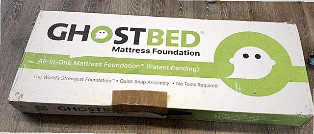 GhostBed Premium Quality-Easy to Assemble All-in-One Mattress Foundation King
