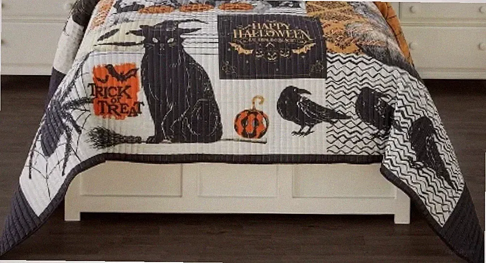 Halloween Comforter/Duvet Full Queen Bedding Set With 1 Sham Never Used