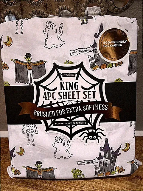 Halloween King Sheet Set Ghost Haunted House Monster Dracula TikTok Monster Mash