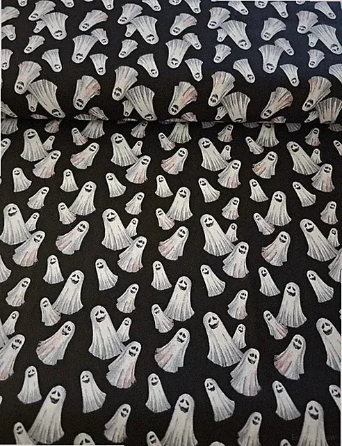 MDG - Halloween - Mischievous 👻 👻 Ghost Quilting and Crafting Fabric 🎃🎃