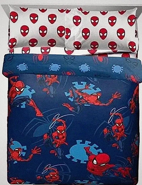 Spider-Man "Spidey Daze" Kids Reversible Queen Bed Set-W5955717863